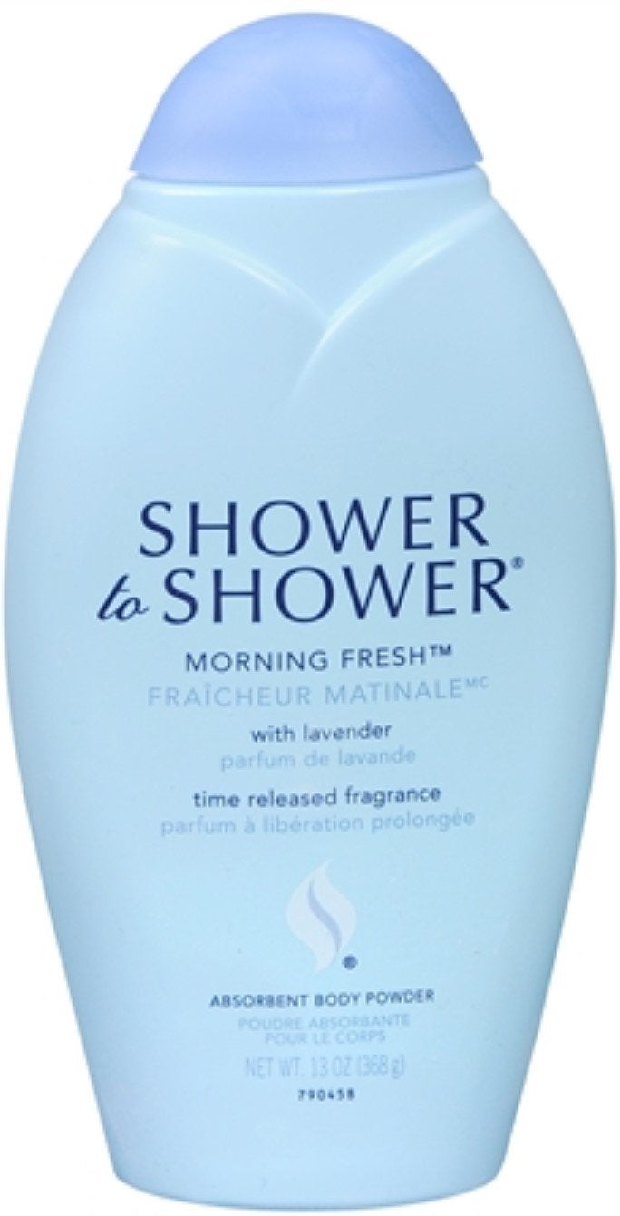 Shower to Shower Body Powder Morning Fresh 13 oz (Pack of 2)